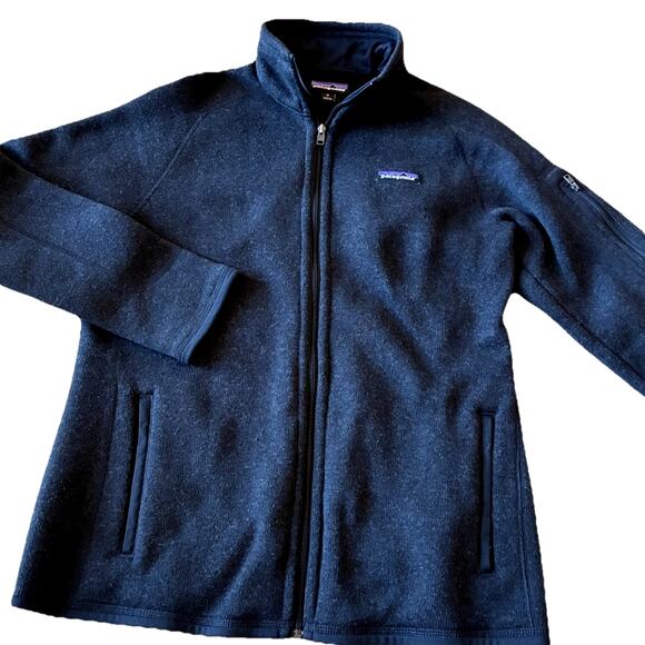 Patagonia Jacket Fleece Women's Med Full Zip Neck Sweater Gorpcore Charcoal Grey - Picture 3 of 14